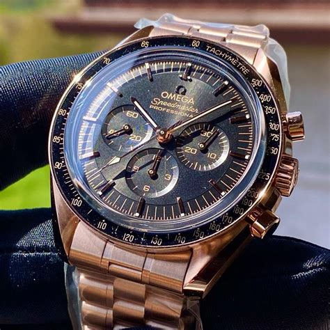 omega speedmaster moonwatch rose gold|omega speedmaster moonwatch original price.